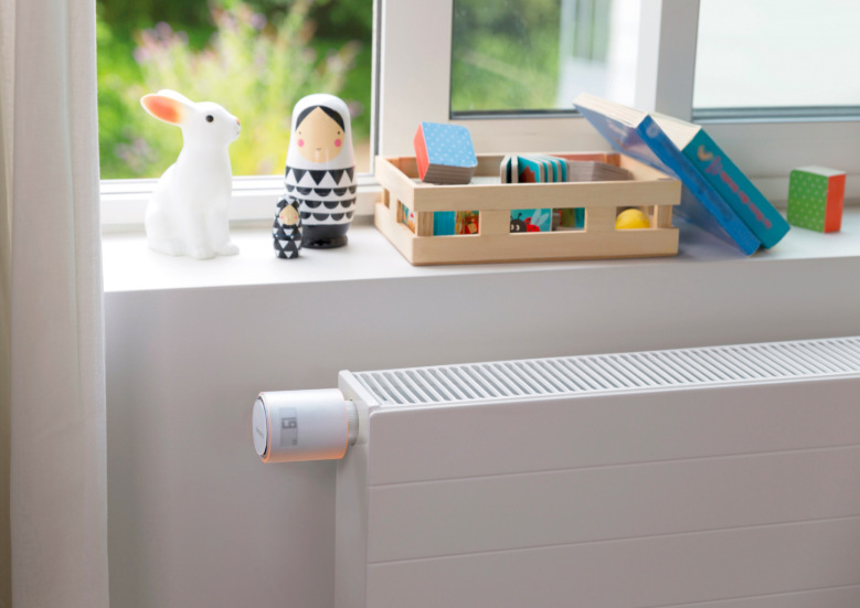 Bezdrátová termohlavice Netatmo Additional Smart Radiator Valve (3 ks) - bílá
