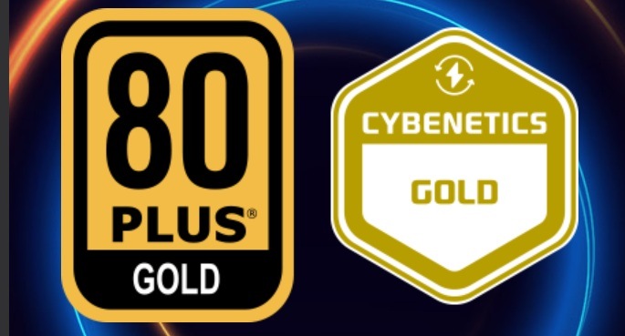 Zdroj FSP MEGA GM 1200W černý Certifikace 80 PLUS Gold zajišťuje nižší ztráty energie, menší zahřívání a tichý provoz