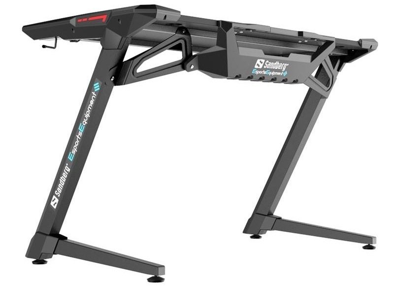 Herní stůl Sandberg Fighter Gaming Desk 2 černý