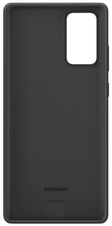 Kryt na mobil Samsung Silicone Cover na Galaxy Note20 černý