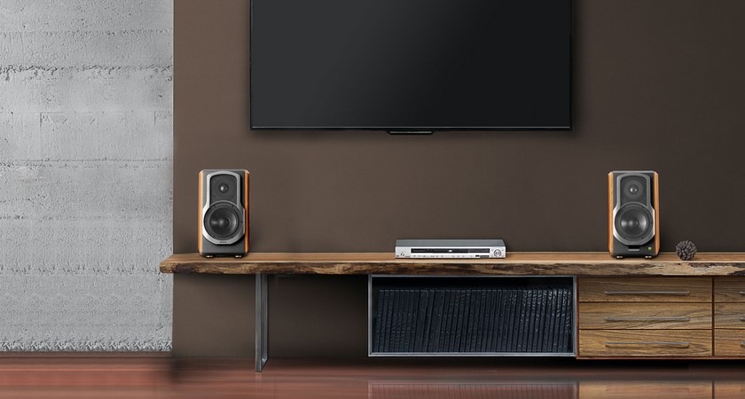 Reproduktory Edifier S1000 MK II (2 ks) hnědé Reproduktory Edifier S1000 MK II (2 ks) hnědé