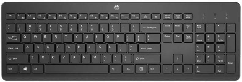 Klávesnice HP 230 CZ/SK černá