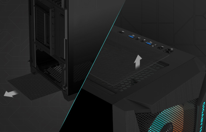 Case GIGABYTE C301 bílá