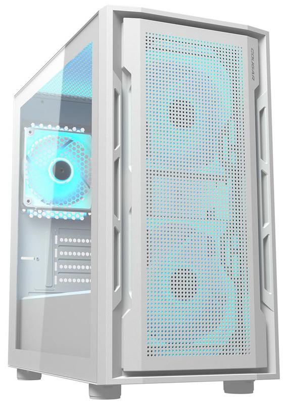 Case Cougar UNIFACE RGB Mini bílá Počítačová skříň Cougar UNIFACE RGB Mini s barevným podsvícením, bílá barva