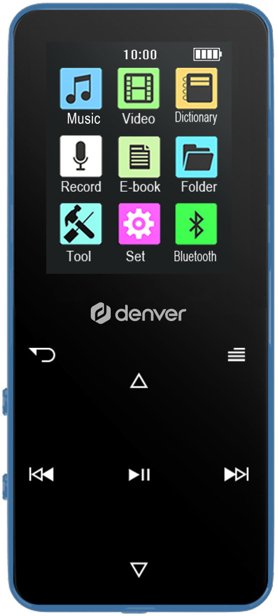 MP4 přehrávač Denver MP-1830 modrý MP4 přehrávač Denver MP-1830B, 4GB