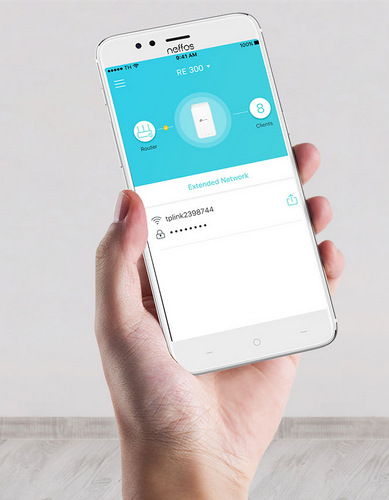 Wi-Fi extender TP-Link RE300 bílý Wi-Fi extender TP-Link RE300 bílý