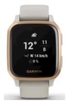 Chytré hodinky Garmin Venu Sq Music - Slate/Green Band