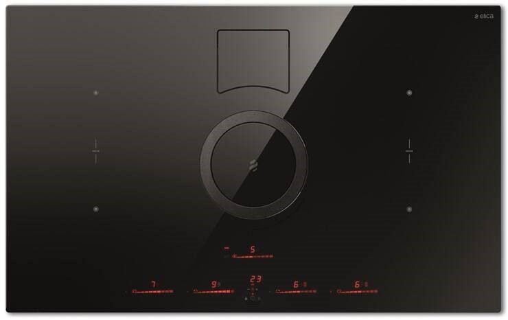Indukční varná deska s odsáváním Elica NIKOLATESLA SWITCH BL/F/83 černá