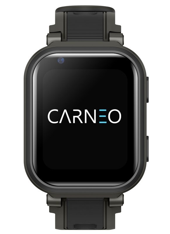 Chytré hodinky Carneo GuardKid+ 4G Ultra 2nd gen., černá barva.