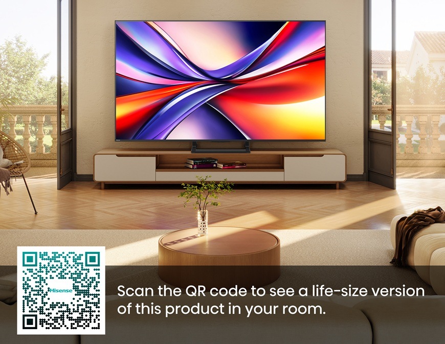 Televize Hisense 75A7Q, v domácnosti