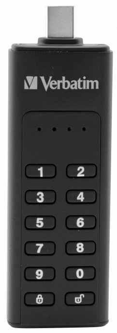 USB Flash Verbatim Keypad Secure, 64GB USB 3.0 černý USB Flash Verbatim Keypad Secure, 64GB USB 3.0 černý