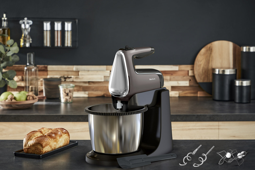 Ruční šlehač s mísou Tefal Powermix Silence HT654E38