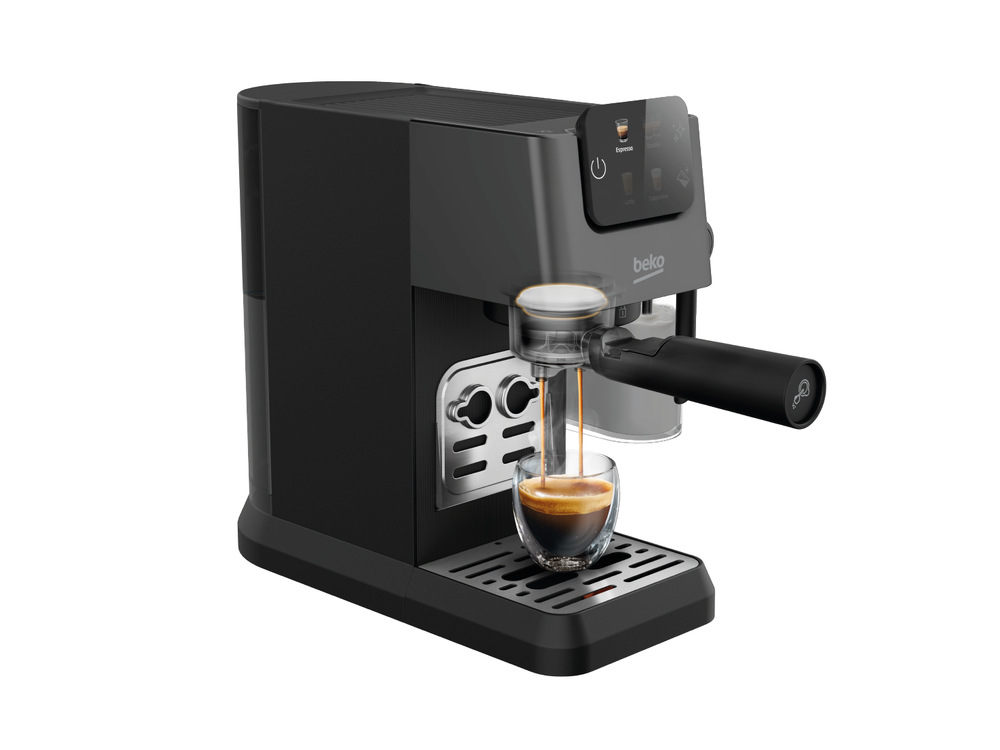 Pákový kávovar Beko Caffe experto CEP5464DX černý Pákový kávovar Beko CEP5464DX