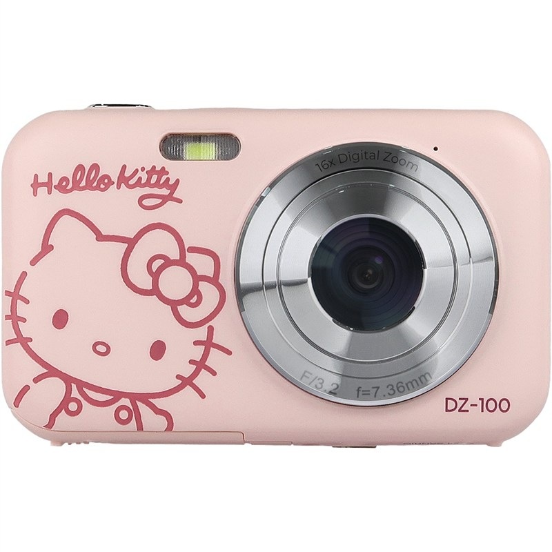 Fotoaparát Yashica x Hello Kitty DZ-100 - růžová barva