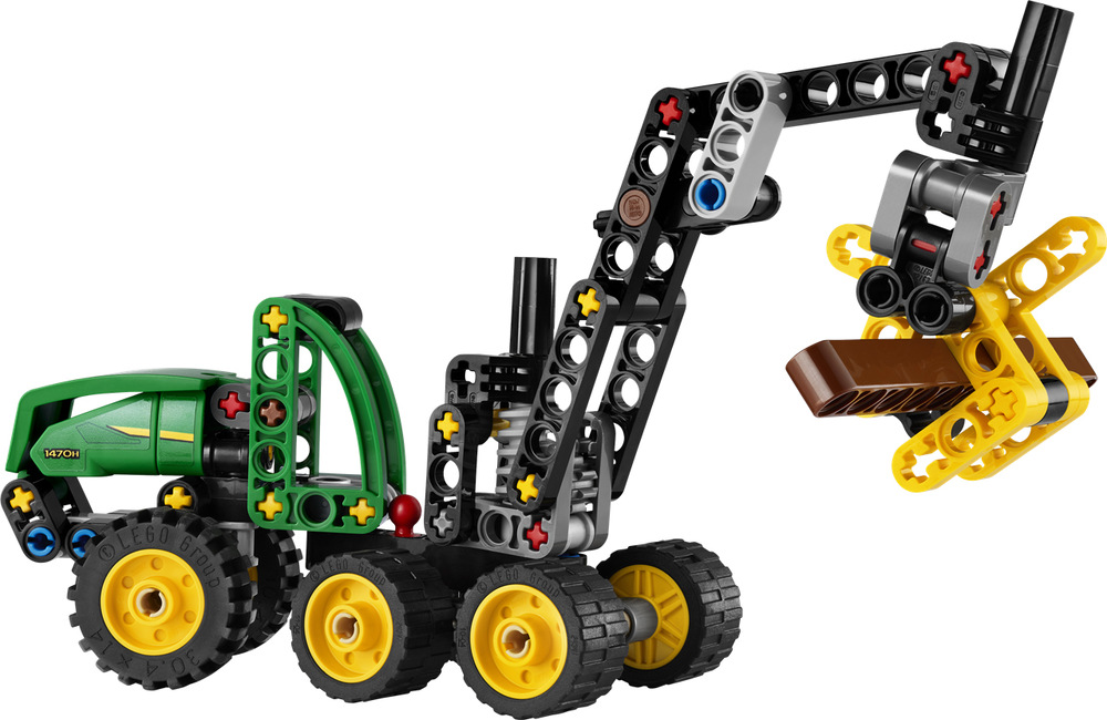 Stavebnice LEGO® Technic 42218 Kombajn John Deere 1470H Aplikace LEGO Builder nabízí interaktivní 3D návod, který dětem usnadňuje stavění a sledování jednotlivých kroků