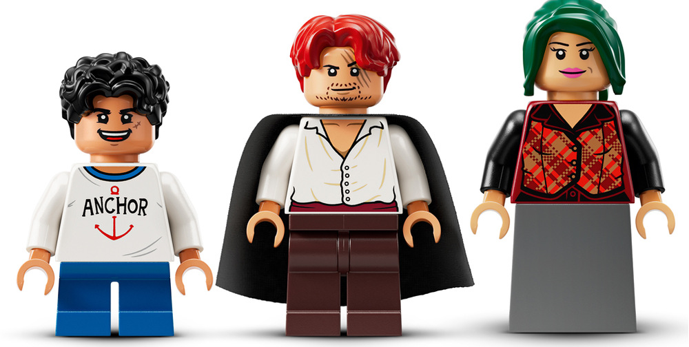 Stavebnice LEGO® ONE PIECE 75636 Chatrč v Mlýnové vesnici Tři známé postavy ze seriálu ONE PIECE dávají dětem prostor pro vlastní příběhy a dobrodružství.