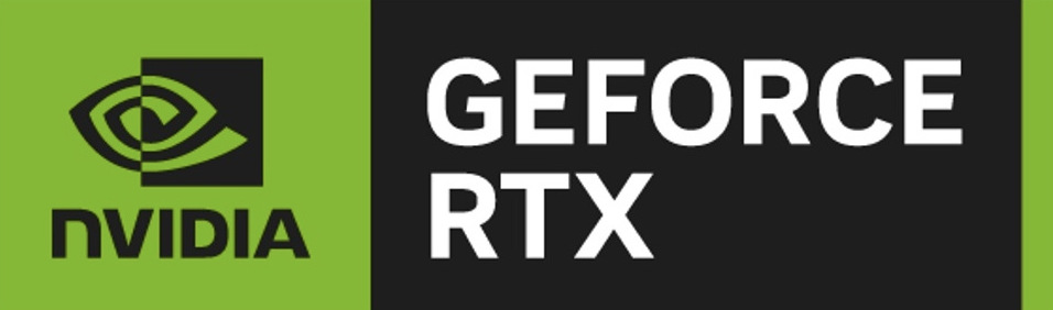 Logo NVIDIA GeForce RTX označující použitou řadu samostatných grafických karet