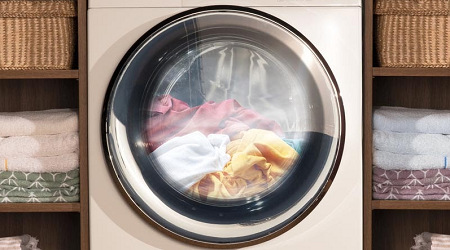 Pračka se sušičkou Haier HWD100-B14979-S bílá Velká kapacita