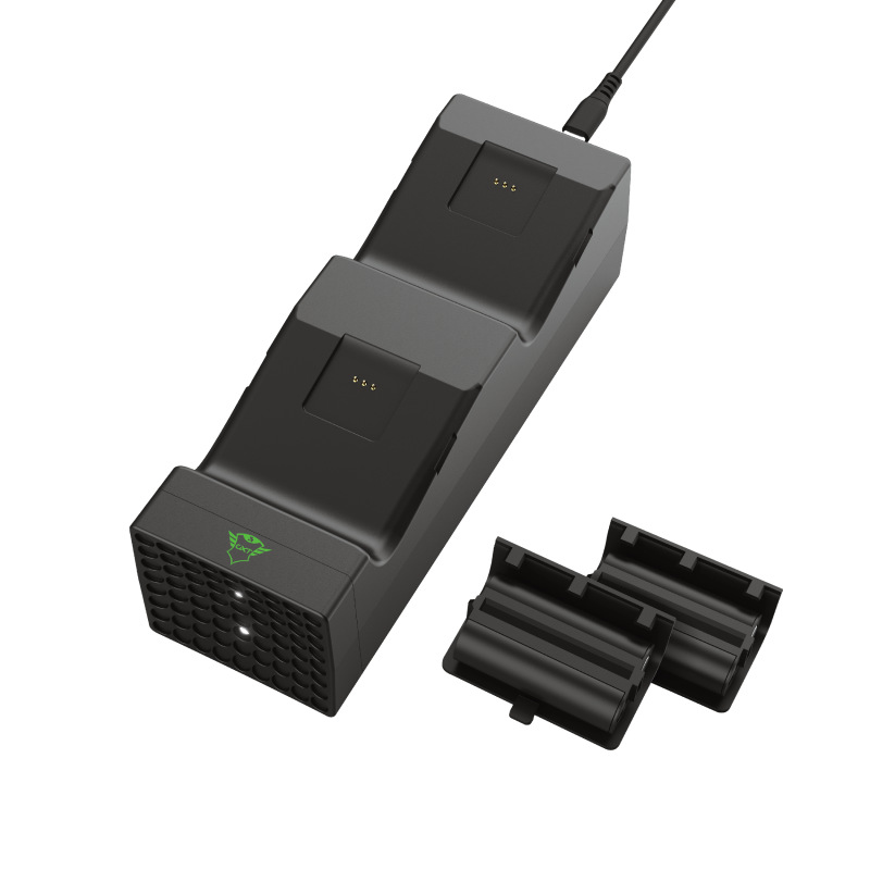 Dokovací stanice Trust GXT 250 Duo Charging Dock pro Xbox Series X/S černá Trust GXT 250 Duo Charging Dock