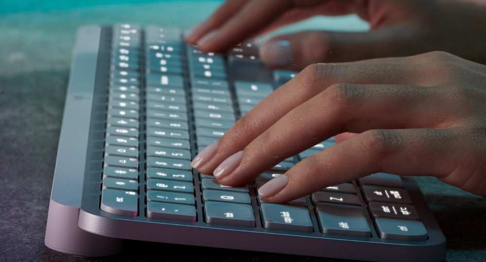 Klávesnice Logitech MX Keys S, US layout šedá