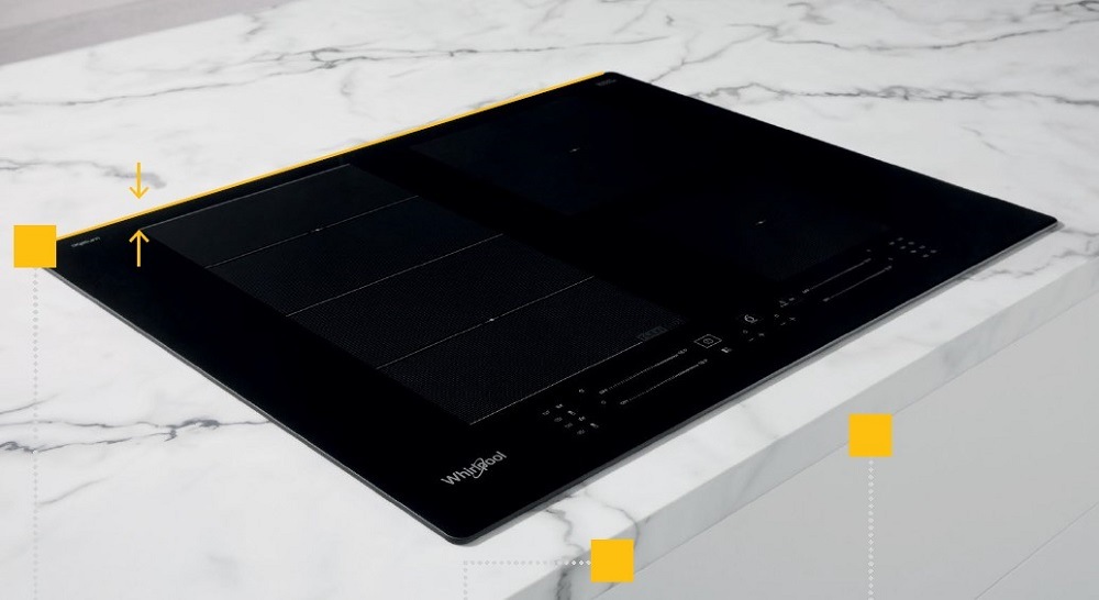 Indukční varná deska Whirlpool i100 WL S2177 CPNE černá Snadná instalace, bezrámečkový design