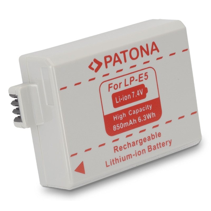 Baterie PATONA pro Canon LP-E5 850mAh