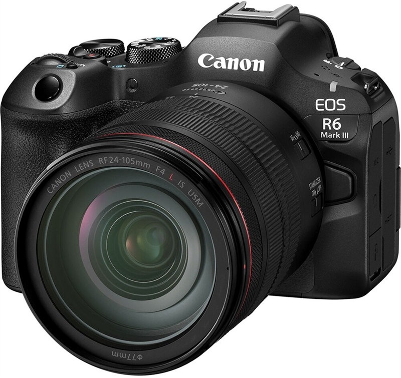 Bezzrcadlovka Canon EOS R6 Mark III + RF 24–105 mm USM, černá barva
