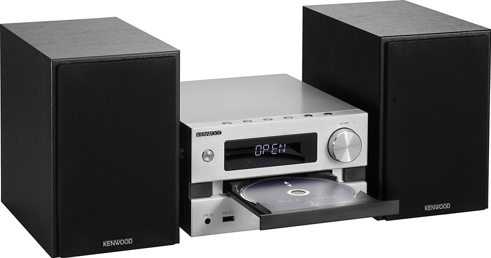 Mikrosystém KENWOOD M-720DAB černý/stříbrný