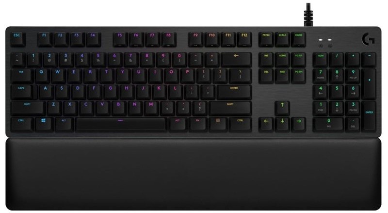 Klávesnice Logitech Gaming G513 Lightsync RGB Mechanical GX Brown Tactile, US černá