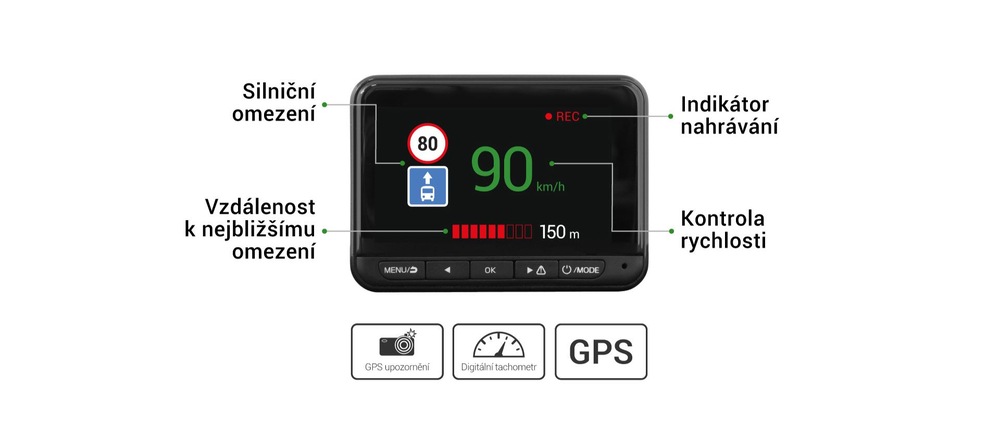 Autokamera NAVITEL R700 Dual černá