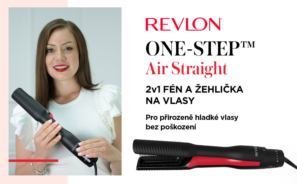 Žehlička na vlasy Revlon One-Step RVDR5330E černá Žehlička na vlasy Revlon One-Step RVDR5330E černá