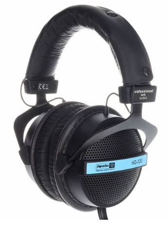 Sluchátka Superlux HD330 černá