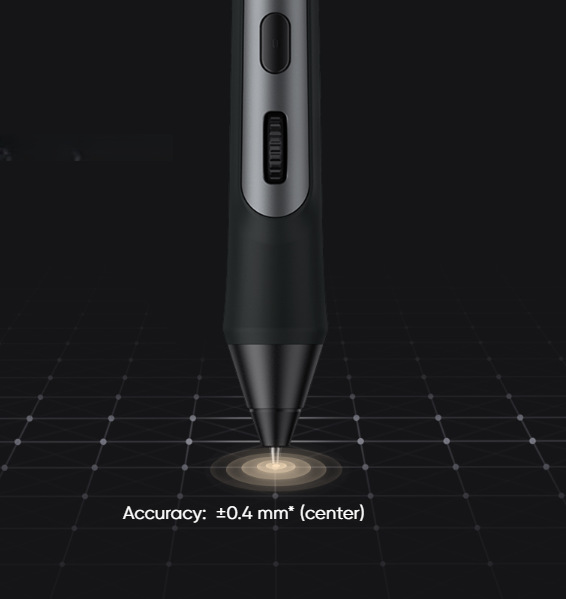 Pasivní pero XPPen X3 PRO Roller s držákem a rolovacím kolečkem černé Pasivní pero XPPen X3 PRO Roller s držákem a rolovacím kolečkem černé