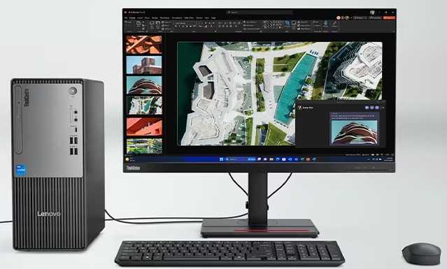 Stolní počítač Lenovo ThinkCentre neo 50t Gen 5 černý Stolní počítač Lenovo ThinkCentre neo 50t Gen 5 černý