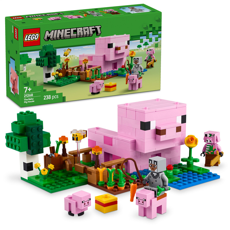 Stavebnice LEGO® Minecraft® 21268 Domeček Prasátka