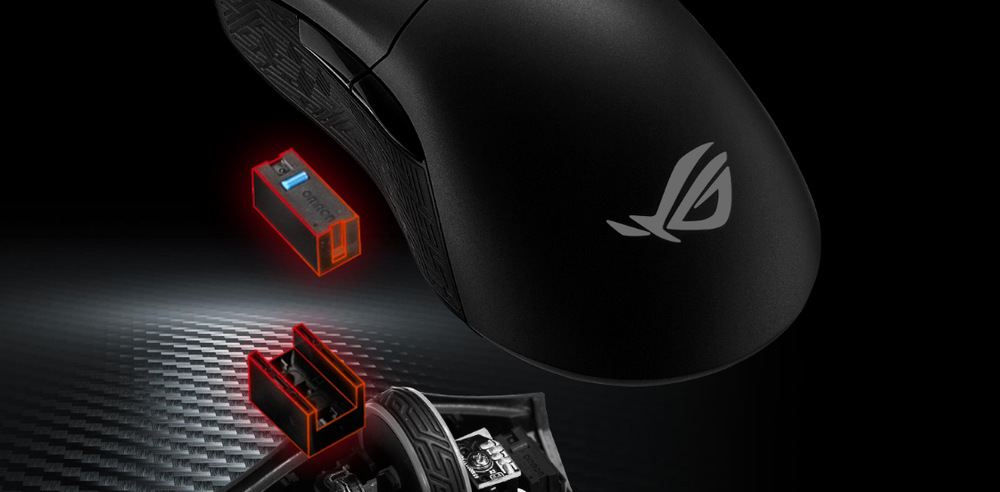 Myš Asus ROG Gladius II Wireless černá