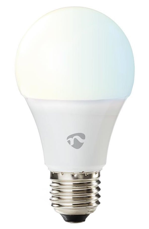 LED Nedis klasik, WI-Fi, 9 W, 800 lm, E27, studená/teplábílá