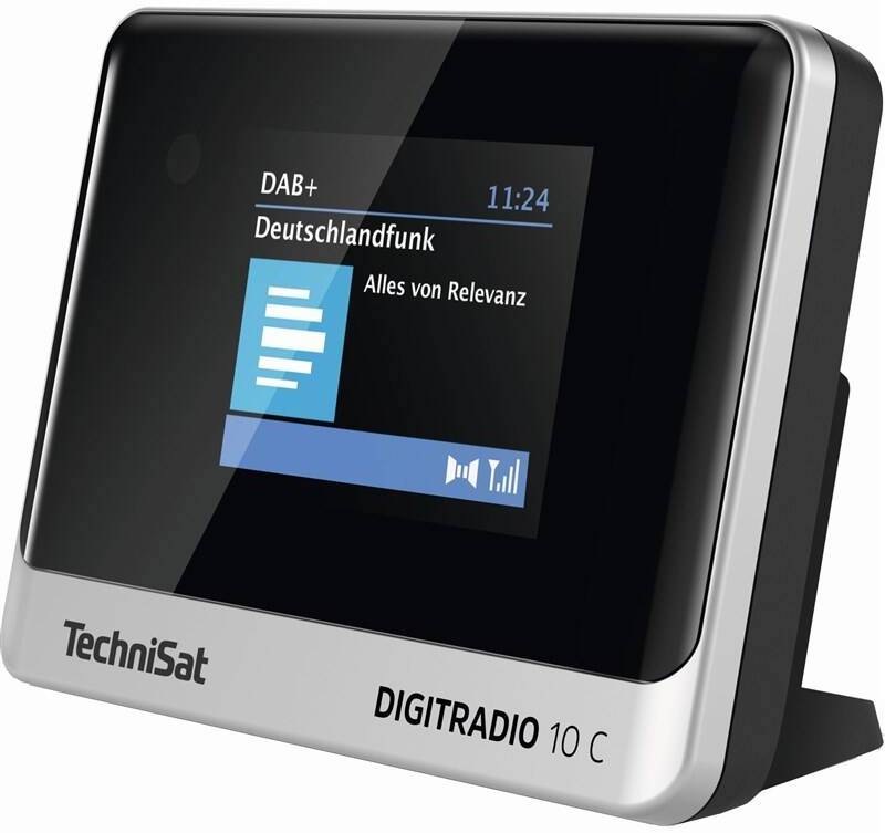 Radiopřijímač DAB+/CD TechniSat DIGITRADIO 10 C černý/stříbrný