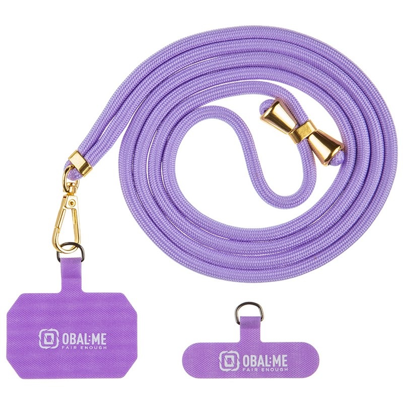 Popruh na krk Obal:Me NeckTag Allure - fialová