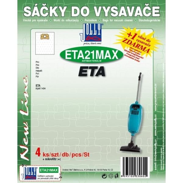 Sáčky Jolly do vysavače ETA, snadná výměna