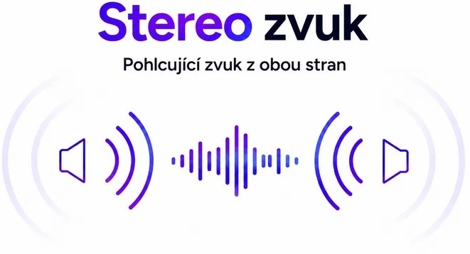 Mobilní telefon vivo V70 Lite 5G 6 GB / 256 GB černý telefon je opatřen dvojicí stereo reproduktorů, díky nimž telefon nabídne příjemnější multimediální zážitek