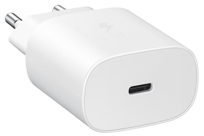 Nabíječka do sítě Samsung USB-C, 25W, bez kabelu bílá