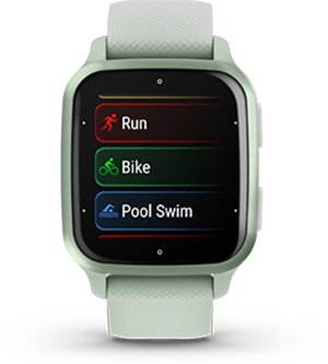 Chytré hodinky Garmin Venu Sq 2 Music - Slate/ Black Silicone Band Garmin Venu Sq 2 Music