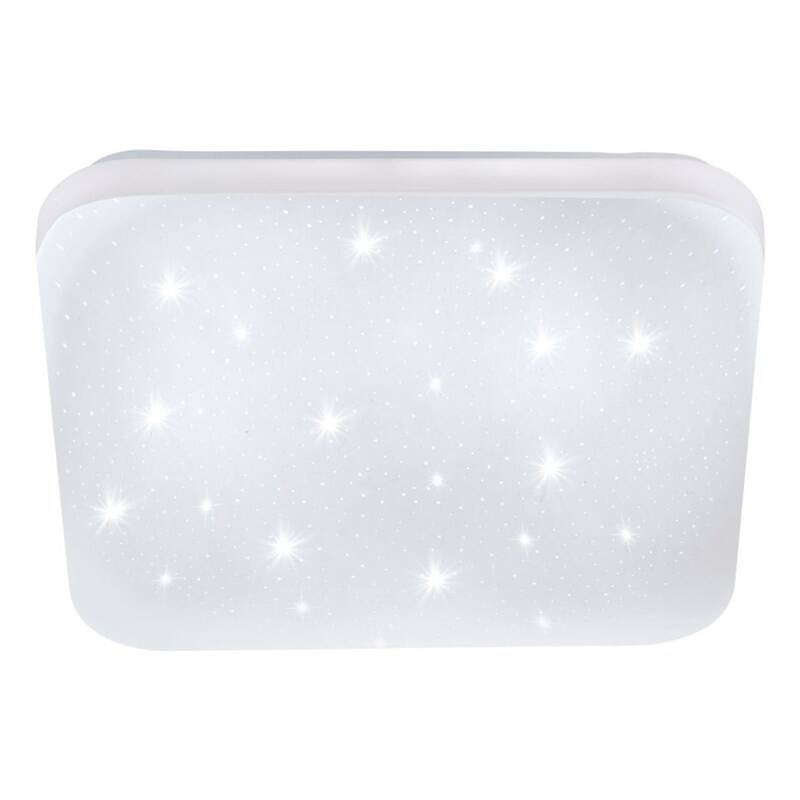 Stropní svítidlo Eglo Frania-S, čtverec, 33 cm bílé