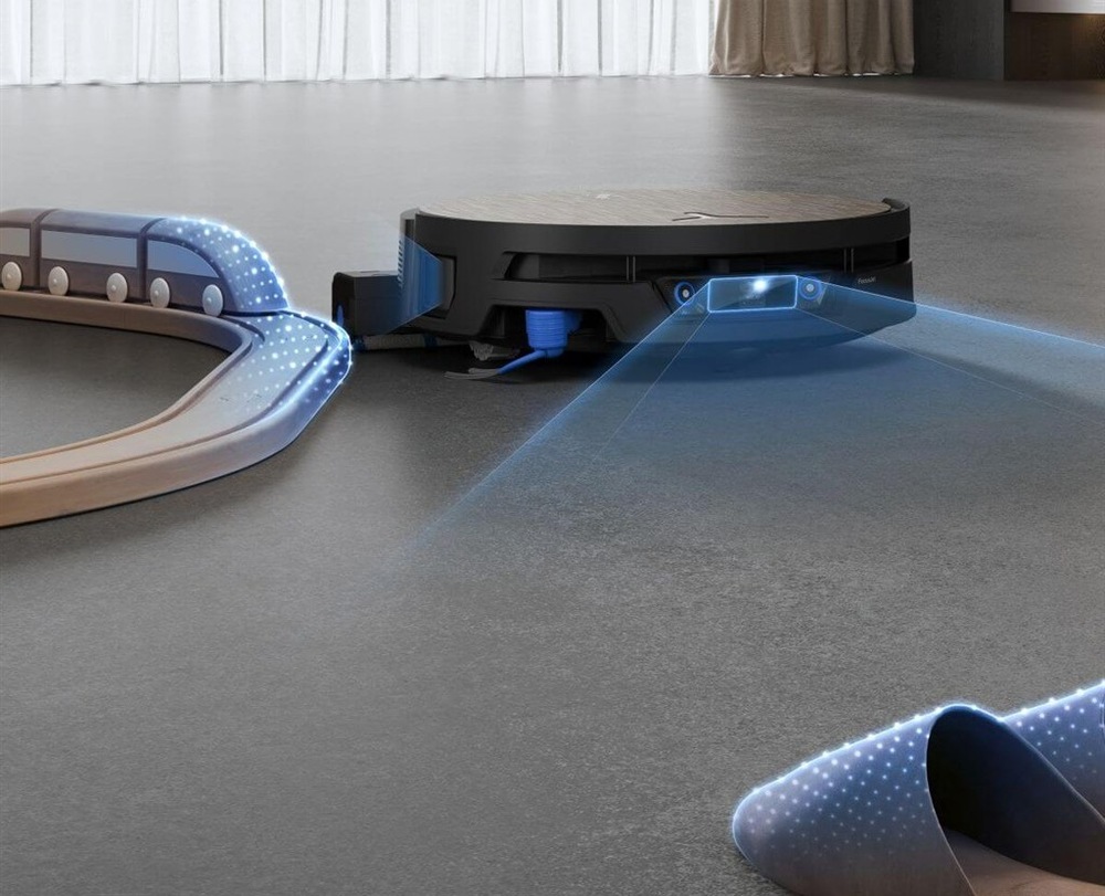 Robotický vysavač Ecovacs DEEBOT X12S OMNICYCLONE GOLD zlatý Robot se po místnosti pohybuje díky inteligentní navigaci. Vždy si zmapuje prostor a následně se chytře vyhýbá všem překážkám.