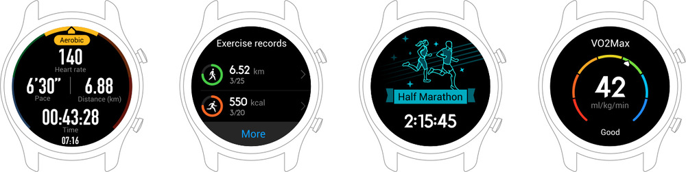 Chytré hodinky Huawei Watch GT Classic stříbrné Chytré hodinky Huawei Watch GT Classic stříbrné