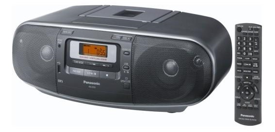 Radiomagnetofon s CD Panasonic RX-D55AEG-K černý
