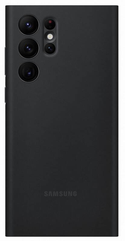Pouzdro na mobil flipové Samsung Clear View na Galaxy S22 Ultra černé