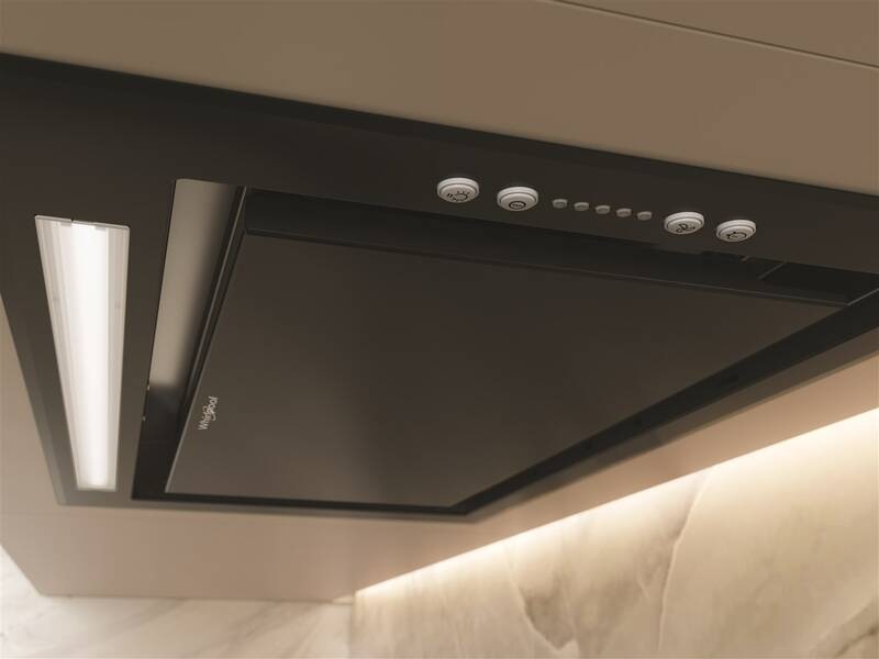 Odsavač par Whirlpool WCT3 63F LTK černý Odsavač par Whirlpool WCT3 63F LTK, černý, elektronické ovládání