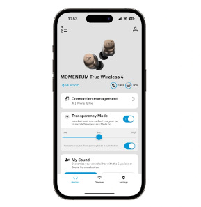 Sluchátka Sennheiser Momentum 4 TWS černá/grafitová